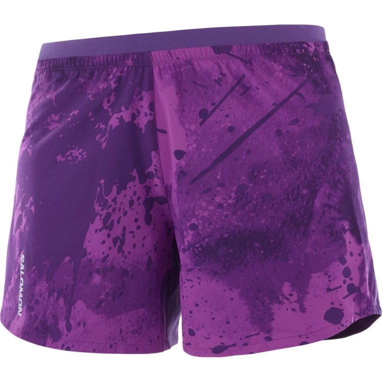 Purple Salomon Cross 5'' Women's Running Shorts | IE KF8657